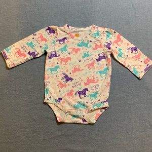 Carhartt, Long Sleeve Onesie, horses